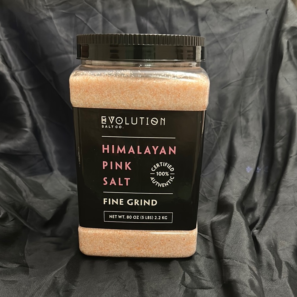 Himalayan Pink Salt Fine Grind - NEW 5 lbs